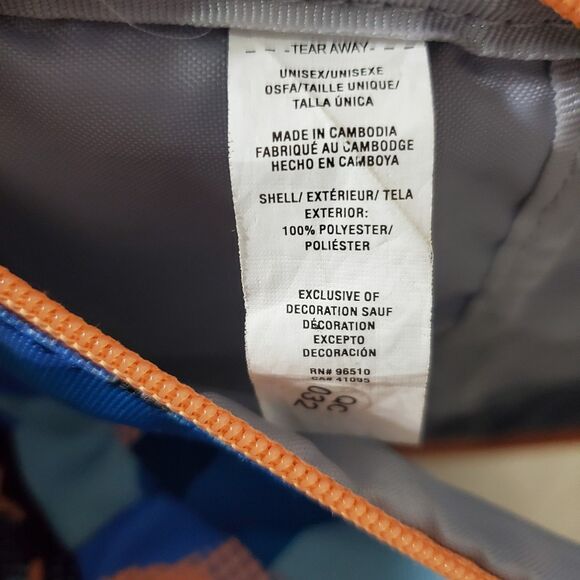 Under Armour UA Storm Hustle Backpack Blue & Peach Camo Unisex - Picture 6 of 9